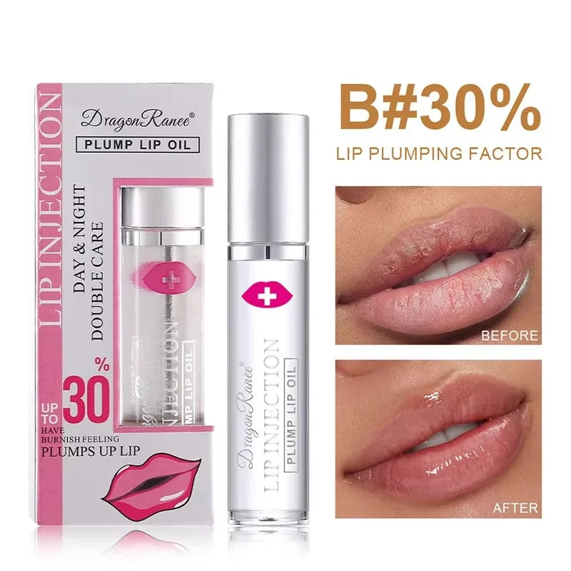 Instant Volumising Lip Plumper Oil Lip Enhancer Lip Gloss Plumping Serum Moisturizing Anti-Wrinkle Lipstick Sexy Lip Care Makeup