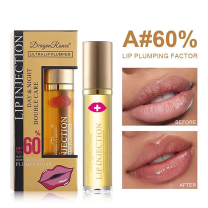 Instant Volumising Lip Plumper Oil Lip Enhancer Lip Gloss Plumping Serum Moisturizing Anti-Wrinkle Lipstick Sexy Lip Care Makeup